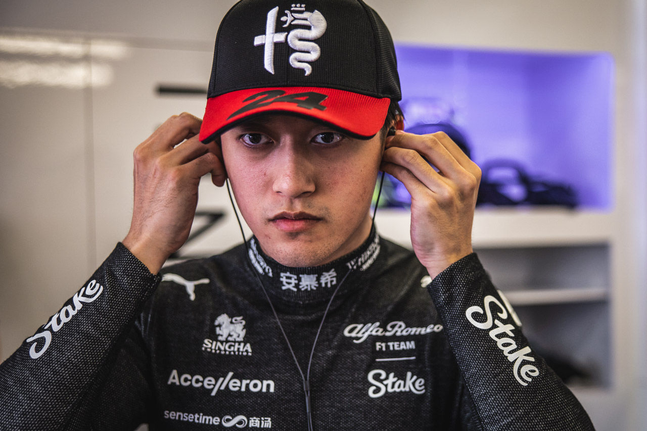 Zhou Guanyu (CHN) Alfa Romeo F1 Team.
Formula 1 World Championship, Rd 4, Azerbaijan Grand Prix, Saturday 29th April 2023. Baku City Circuit, Azerbaijan.